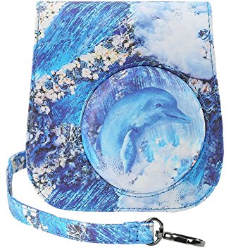 Katia Camera Case Bag for Fujifilm INSTAX Mini 8 Instant Camera, also for Fujifilm Instax Mini 8 Instant Film Camera/ Polaroid camera , with Accessories Pocket and Strap