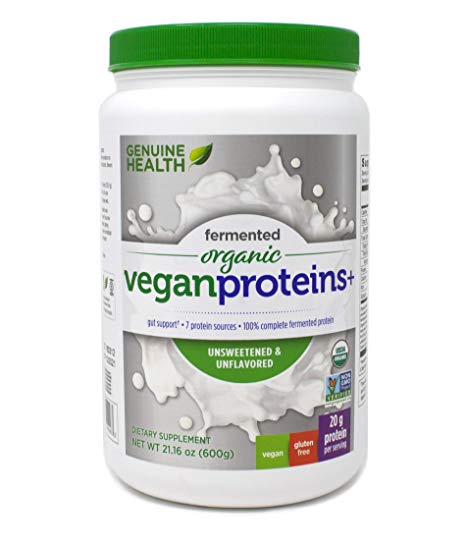 Genuine Health Fermented Organic Vegan Proteins , 600g Unflavored