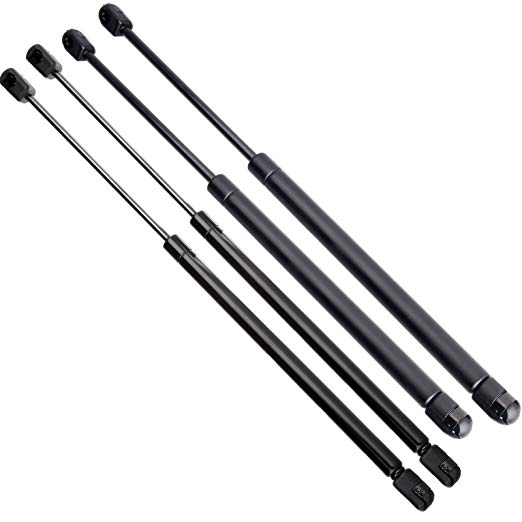 Scitoo Front Hood and Rear Window Lift Supports Struts Gas Springs Shocks fit 2002-2007 Jeep Liberty