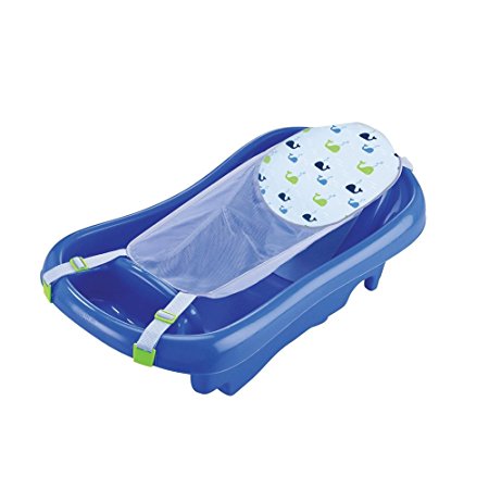 The First Years Infant to Toddler Tub with Sling, Blue, 1 Pack
