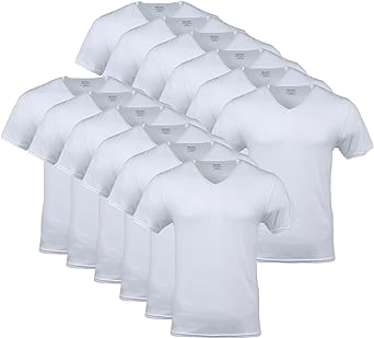 Gildan Men's V-Neck T-Shirts, Multipack, Style G1103