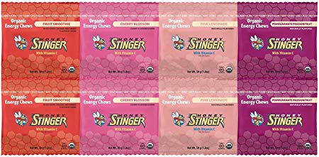 Honey Stinger Organic Energy Chews Variety Pack of 8