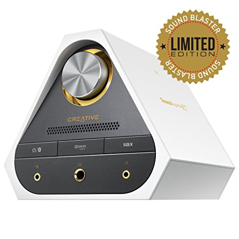 Sound Blaster X7 Limited Edition (Pearl White) - High Resolution External USB DAC and Audio Amplifier