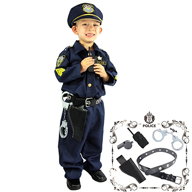 Joyin Toy Deluxe Police Officer Costume and Role Play Kit
