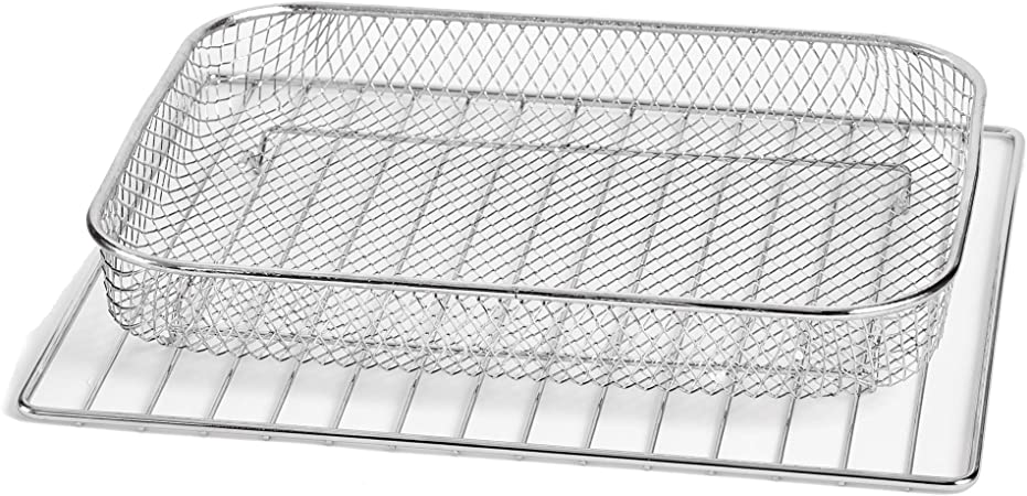 Dash DAFT2350UPAB01 Chef Series Air Fry Oven Basket Accessory, Standard, SS