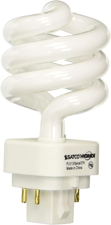 Satco S4438 Transitional Light Bulb in White Finish, 3.75 inches, 1 Count (Pack of 1), Color