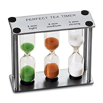 Lily’s Home Perfect Tea Timer Three-In-One 3-4-5 Minute Sand Hourglass Timers