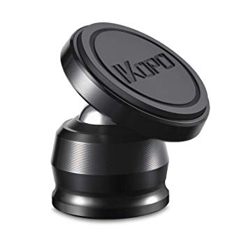 IKOPO Magnetic Phone Car Mount,Strong Magnet Cell Phone Holder for Car Dashboard with Strongest VHB Adhesive(Black)