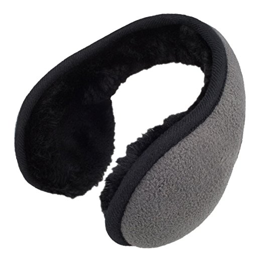 Knolee Unisex Classic Fleece Earmuffs Foldable Ear Muffs Winter Accessory Outdoor EarMuffs