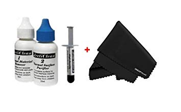 Arctic Silver 5 - 3.5 Grams with ArctiClean 60 ML Combo Kit   Microfiber (7" X 6") Cleaning Cloth