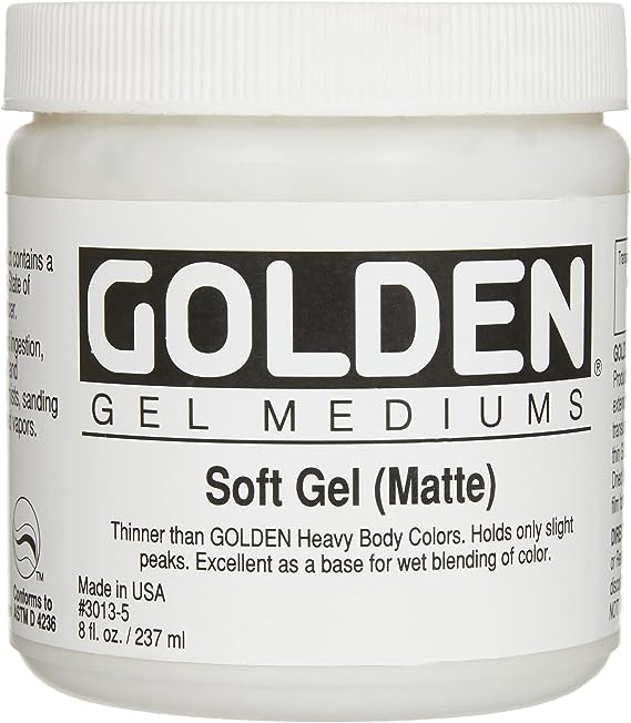 Golden Soft Matte Gel Medium-8 ounce