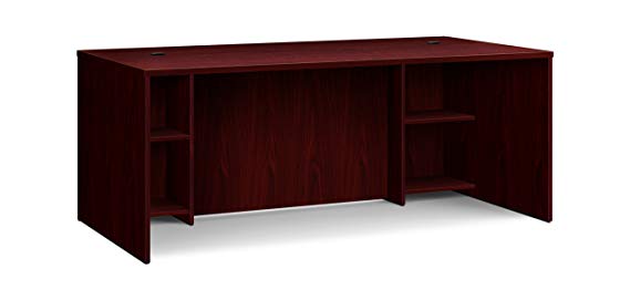 HON BL Laminate Series Office Desk Shell - Rectangular Desk Shell, 72"W, Mahogany (HBL2101)