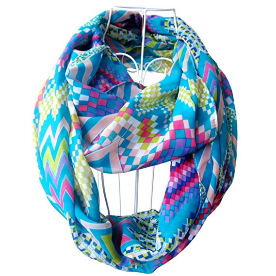 Tapp Collections™ Premium Soft Multicolor Sheer Infinity Scarf