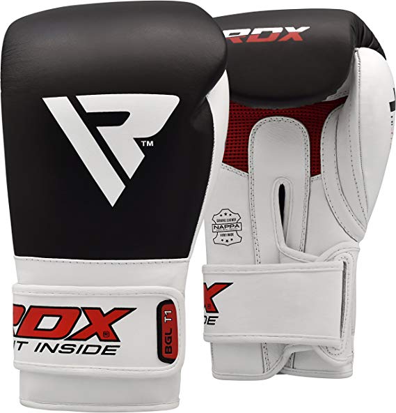 RDX Elite Boxing Gloves Training Sparring Punching Glove Cow Hide Leather kickboxing Muay Thai Fighting Bag Mitts