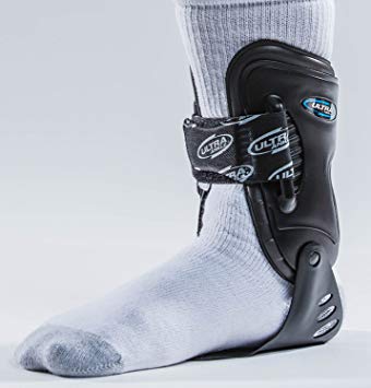 Ultra High-5 Ankle Brace for Chronic Ankle Instability and Reoccurring Joint Pain Black Small