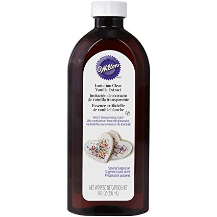 Wilton Clear Imitation Vanilla 8 Oz Bottle