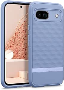 Caseology Parallax for Google Pixel 8a Case 5G [Enhanced Ergonomic Design] Military Grade Drop Tested (2024) - Purple-ish