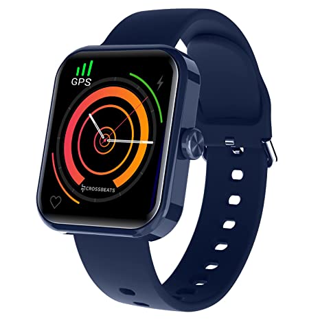 Crossbeats Ignite Atlas in-Built GPS & Bluetooth Calling Smart Watch, AI-Powered Health sensors, 100 Watch Screen, 30 Sports Modes, Compatible with G-fit, Strava & Apple Health (Imperial Blue)