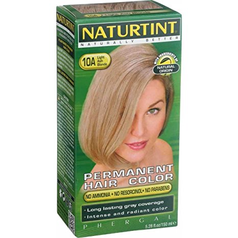 Naturtint Hair Color Permanent, 10A Light Ash Blonde, 5.28 Ounce