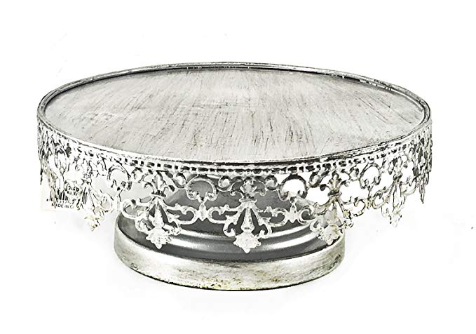 Metal cake Stand 10" inches wide x 4 inches tall