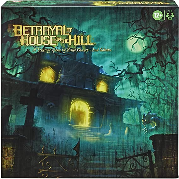 Hasbro Gaming Avalon Hill Betrayal at The House on The Hill Second Edition Cooperative Board Game, Ages 12 and Up, 3-6 Players, 50 Chilling Scenarios