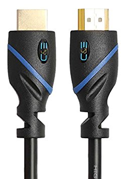 C&E 2 Pack, High Speed HDMI Cable Supports Ethernet, 3D and Audio Return, [Newest Standard], 1.5 Feet, CNE552019