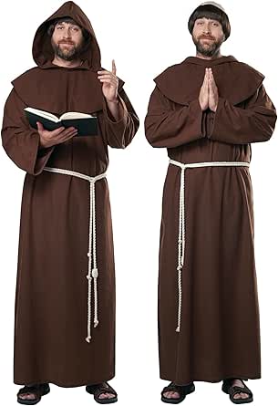 California Costumes, Renaissance Friar, Men's