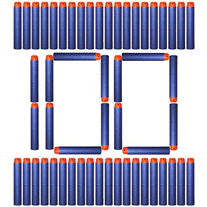 Ranphy 100PCS Toys Soft Darts for Nerf N-Strike Elite Series Blasters