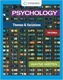 Psychology: Themes and Variations (MindTap Course List)