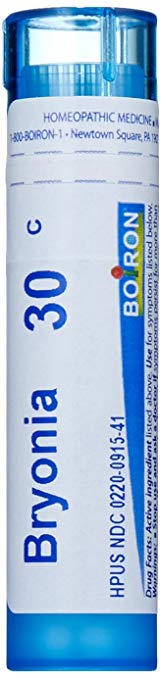 Boiron Bryonia Alba 30C, 80 Pellets, Homeopathic Medicine for Muscle and Joint Pain