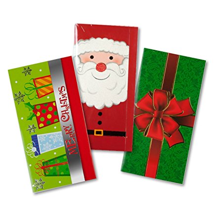 24 Ct. Christmas Gift Card Holders with Envelopes / Christmas Money Card Holders
