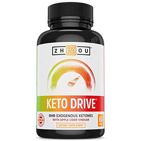 Keto Drive BHB Capsules - Exogenous Ketones Performance Complex - Formulated for Ketosis and Fat Burn