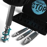 Damaged Screw Remover and Extractor Set by Product Stop - Set of 4 Stripped Screw Removers