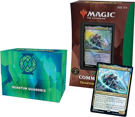 Magic The Gathering Strixhaven Commander Deck – Quantum Quandrix (Blue-Green)