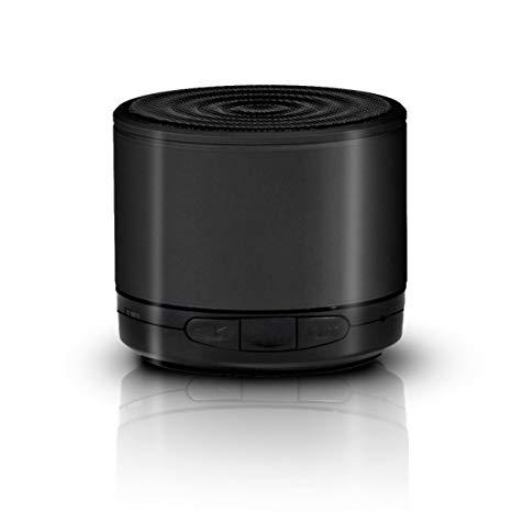 Photive Audio PH-BT600 Wireless Portable Bluetooth Speaker with Steel Alloy Housing with 6 Hour Battery. Latest Bluetooth v3.0 Technology (Black)