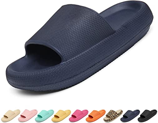 Super Soft Slippers Women Men Flip Flop Home Non-Slip Light Weight Thick Soled Shoes Quick-Drying Bathroom Flat Shower Sandals