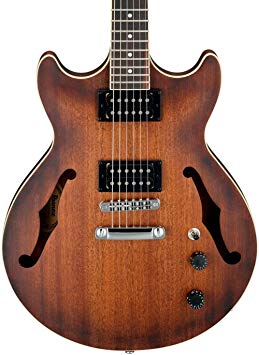 Ibanez Artcore 6 String Semi-Hollow-Body Electric Guitar Right, Tobacco Flat AM53TF