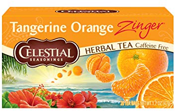 Celestial Seasonings Herbal Tea, Tangerine Orange Zinger, 20 Count