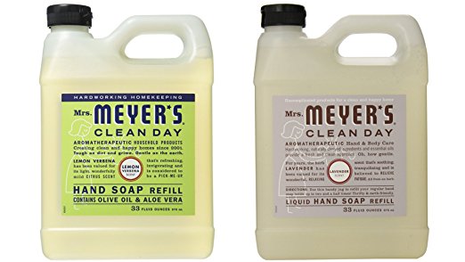 Mrs. Meyers Liquid Hand Soap Lavender & Lemon Verbena, 33 Oz Refill (Each)