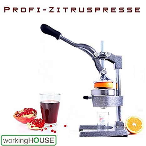workingHOUSE® Heavy duty manual juice extractor for citrus fruits and pomegranate