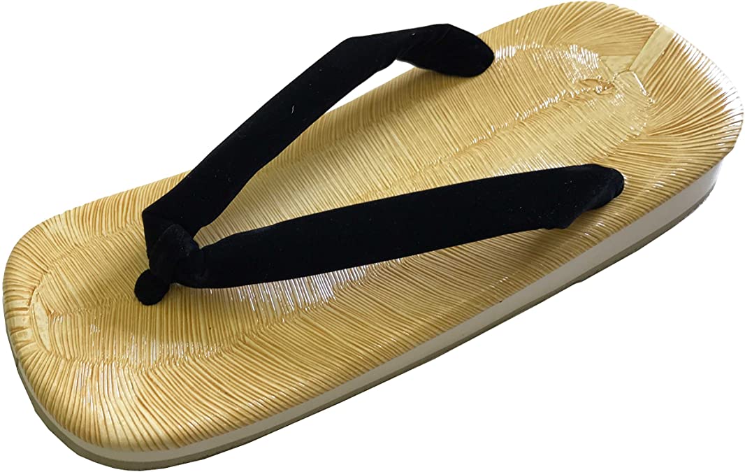 Edoten Black Setta Japanese Tatami Zouri Sandals