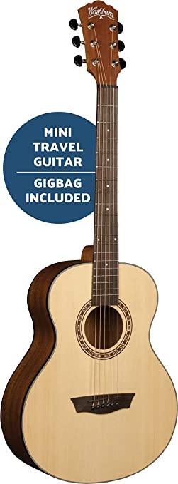 Washburn Apprentice G-Mini 5 with Gig Bag, Acoustic Guitar