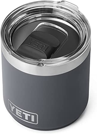 YETI Rambler 10 oz Stackable Lowball 2.0, Vacuum Insulated, Stainless Steel with MagSlider Lid, Charcoal