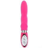 Utimi Female 10-Frequency Vibrating Silent Waterproof G-Spot Stimulation Silica Gel Masturbation Vibrator Pink