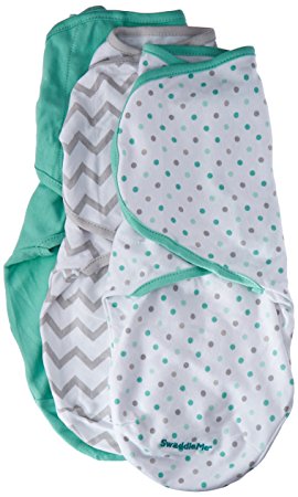 Swaddleme Cotton Knit 3 PK - Zig Zag & Party Dots 7-14lb