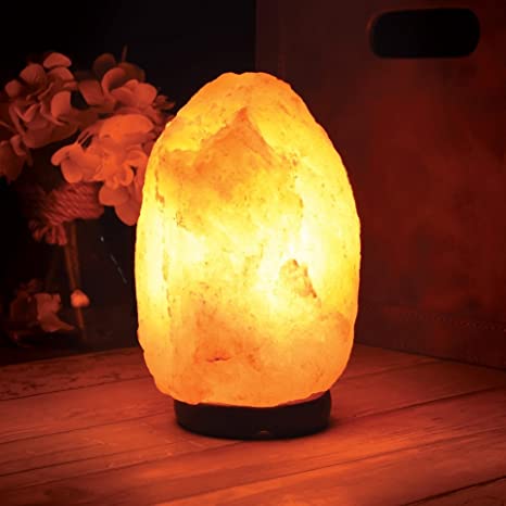 Generic Rural Kart 2-3 Kg Natural Air Purifier Ionizer Himalayan Salt Lamp - Organic Pink Rock Salt Table Lamp Electric - Vastu, Feng Shui, Home Decor, Healing, Peace & Harmony(Wood, Pack of 1)