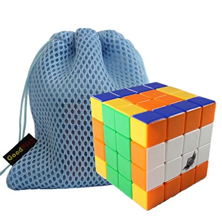 GoodPlay Cyclone Boys 4x4x4 Speed Magic Cube Stickerless(  One Customized Cube Bag)