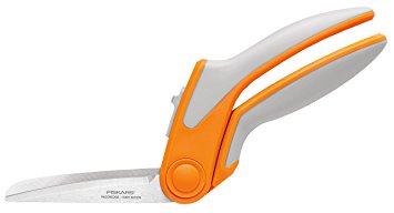 Fiskars 8 Inch RazorEdge Easy Action Fabric Shears for Tabletop Cutting