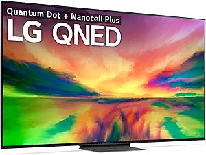 LG TV QNED 2023 | 75QNED816RE | 75'' (189 cm) | QNED | Processeur α7 AI Gen6 4K, Argent/Noir