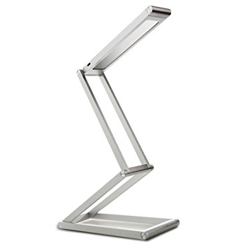 LED Slim Desk Lamp SiFREE Pocket Sized Portable Outdoor Lighting Equipment Foldable Table Lights for Reading Outdoor (Silver)
